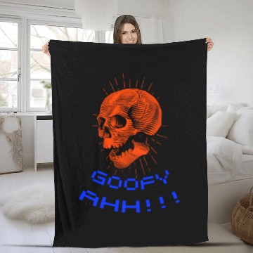 Discover Goofy Ahh Fleece Blankets
