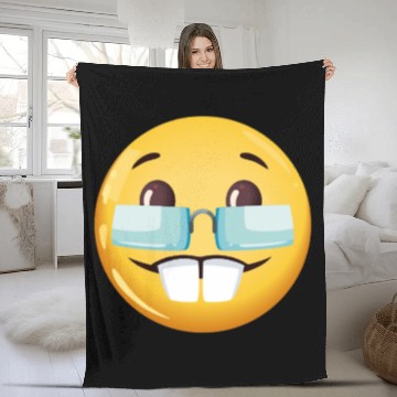 Discover GOOFY AHH nerd goofy ahh meme Fleece Blankets