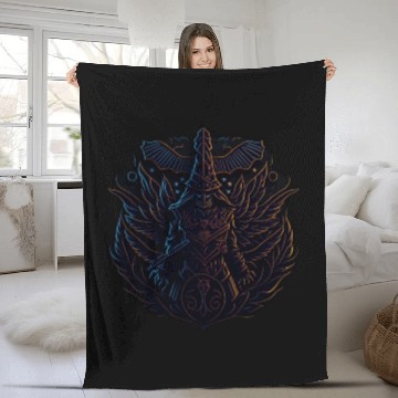 Discover Thanks Veteran daysilhouette masking Fleece Blankets
