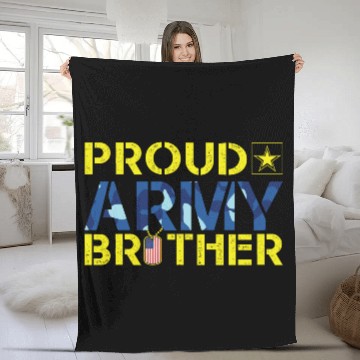 Discover Proud Army Brother Fleece Blankets
