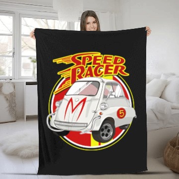 Discover Speed Racer Car Fleece Blankets