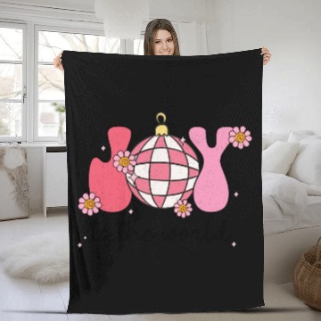 Discover JOY TO THE WORLD Fleece Blankets