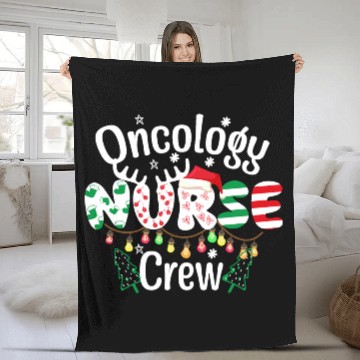 Discover One merry Oncology Nurse Christmas Fleece Blankets