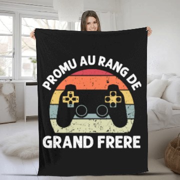 Discover Promoted Big Brother Announces Birth Gamer Gaming Fleece Blankets