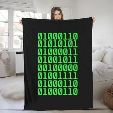 Discover Funny Computer Programmer Computer Science Coding Fleece Blankets