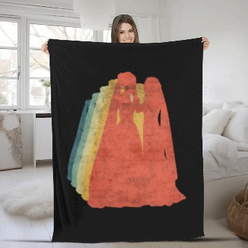 Discover Lesbian Couple Romantic Wedding Wife Retro Fleece Blankets