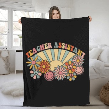 Discover Teacher Assistant Fleece Blankets