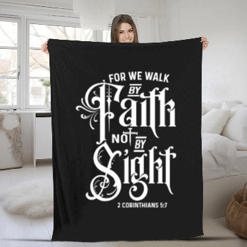 Discover Love By Faith Bot By Sight Love Jesus Christian Fleece Blankets