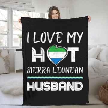 Discover Hot Sierra Leonean Husband Love Fleece Blankets