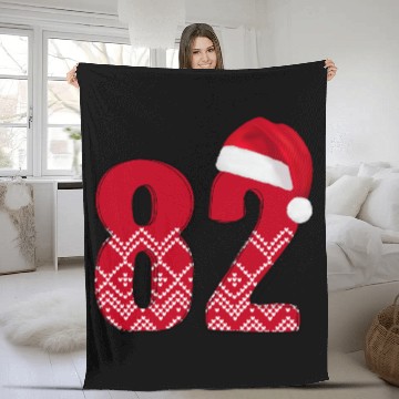 Discover Happy Birthday 82 Years Old - Number Eighty Two Fleece Blankets