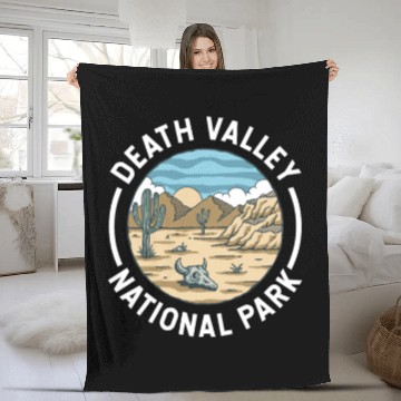 Discover Death Valley National Park Fleece Blankets
