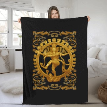 Discover Shiva Dance Fleece Blankets