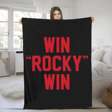 Discover Win Rocky Win Fleece Blankets