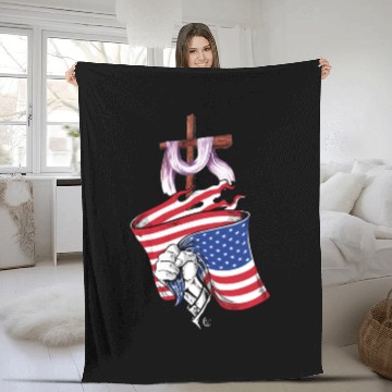 Discover God Who Gave Us Life Gave Us Liberty 01 Fleece Blankets
