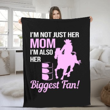 Discover Im Not Just Her Mom Im Her Biggest Fan Fleece Blankets