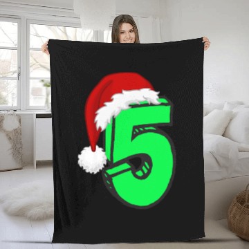 Discover Christmas Gift Number 5 - Five Years Old Fleece Blankets