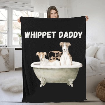 Discover Whippet Club Whippet World Whippet Community Fleece Blankets