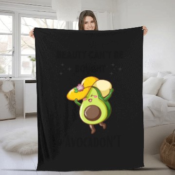 Discover Avocado beauty can't be bought Fleece Blankets