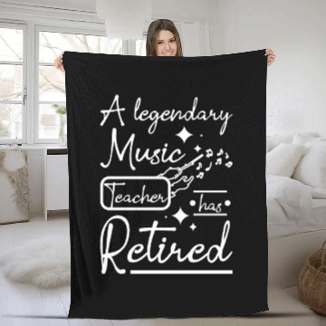Discover A legendary music teacher has retired Fleece Blankets