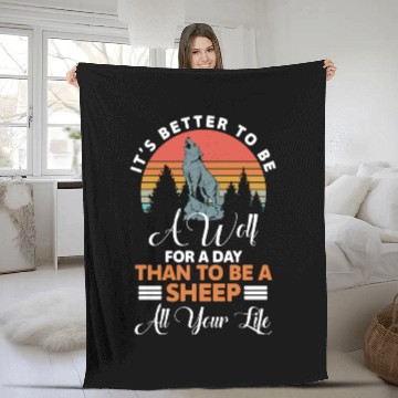 Discover Werewolf Strength Fleece Blankets