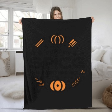 Discover Pumpkin Spice and Everything Nice Fleece Blankets
