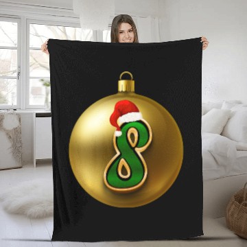 Discover Number 8 - Christmas Tree Number Eight Years Fleece Blankets