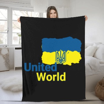 Discover United World - Ukraine Fleece Blankets