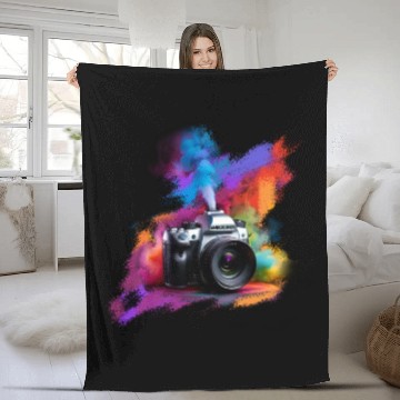 Discover cyberpunk design Fleece Blankets