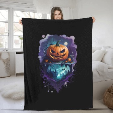 Discover Halloween Fleece Blankets