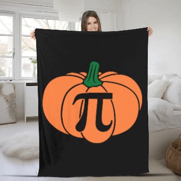 Discover Pumpkin Pie Pi Math Teacher Thanksgiving Pi Day Fleece Blankets