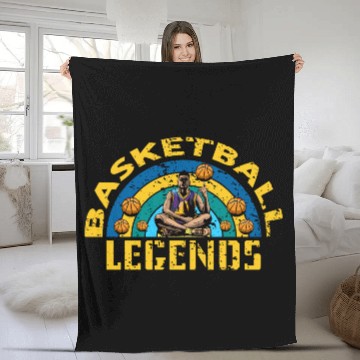 Discover BASKETBALL LEGENDS Fleece Blankets