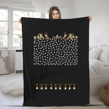 Discover Wasp helicopter dock christmas reindeer jumper Fleece Blankets