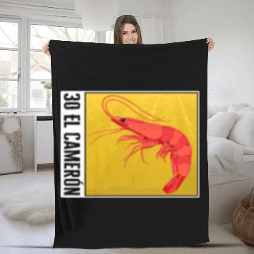 Discover Lottery Fleece Blankets, El Camaron Fleece Blankets, Gift For Lottery