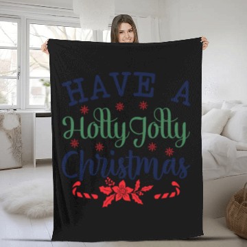 Discover Have a Holly Jolly Christmas Fleece Blankets