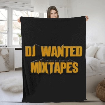 Discover Popular Youtube Mixtape Dj Logo Fleece Blankets