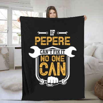 Discover Mens Pepere Handyman Fix It Fleece Blankets Mechanic Tools