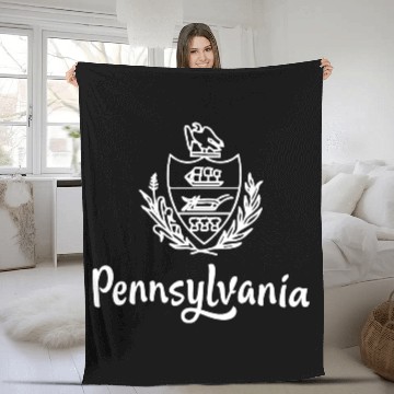 Discover Show off your colors Pennsylvania Fleece Blankets