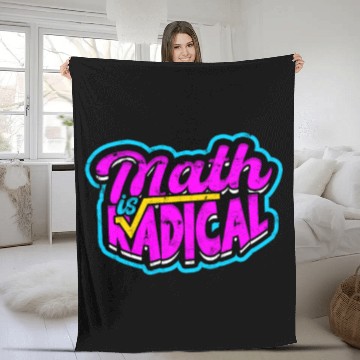 Discover Math is radical - Math Fleece Blankets
