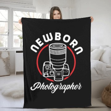 Discover Photography Newborn Photographer Gift Fleece Blankets