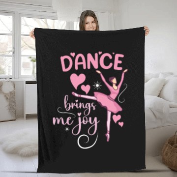 Discover Ballet Ballerina Dance Dancer Dancing Ballet Gift Fleece Blankets