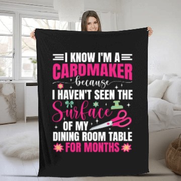Discover Cardmaker Scrapbooking Cardmaking Kits for Adults Fleece Blankets