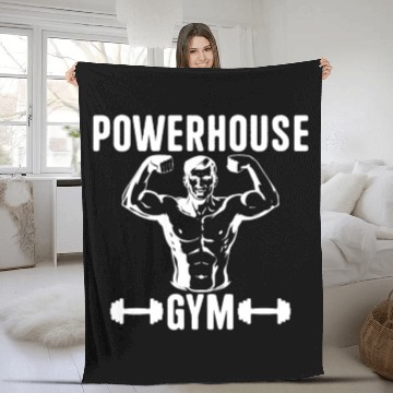 Discover Powerhouse 2021 gym Fleece Blankets