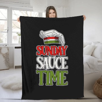 Discover Sunday Sauce Time 4 Fleece Blankets
