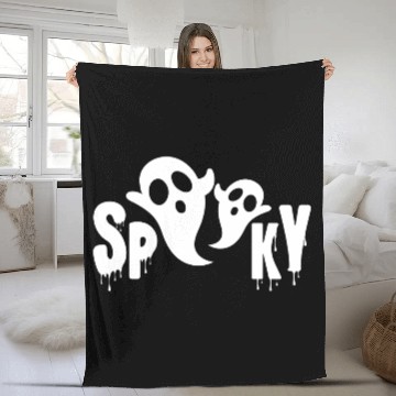 Discover Spooky Halloween Fleece Blankets