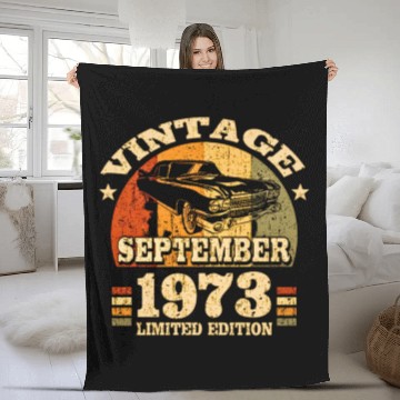 Discover December 1973 anniversary december 1973 Fleece Blankets