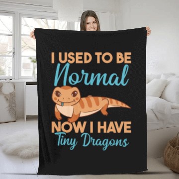 Discover Lizard Collector Reptile Lover Blue Tongue Skink Fleece Blankets