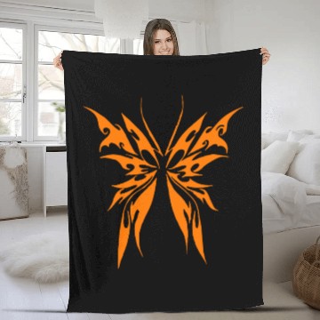 Discover Cool Cyber Butterfly Cybersigilism For A Geometric Fleece Blankets