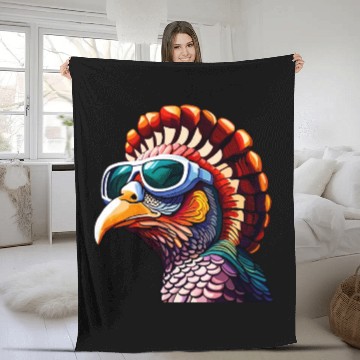 Discover sequin turkey Fleece Blankets