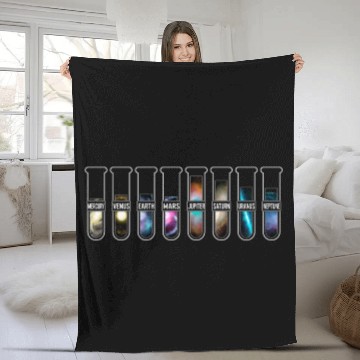 Discover Science Fleece Blankets, Mercury Venus Earth Mars Planets