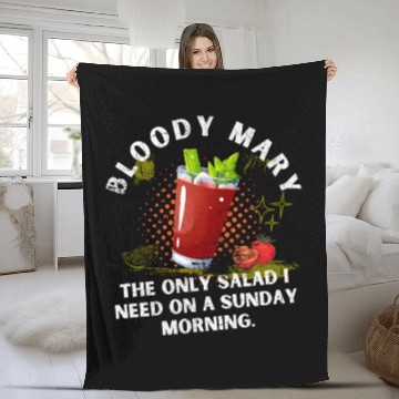 Discover Bloody Mary Cocktail Longdrink Fleece Blankets